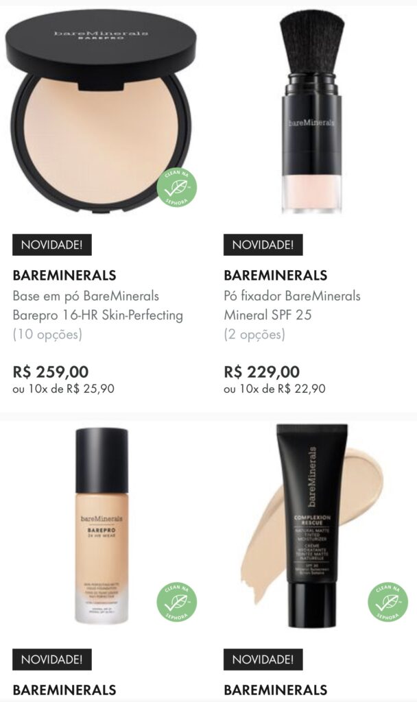 BareMinerals Retorna ao Brasil Exclusivamente na Sephora